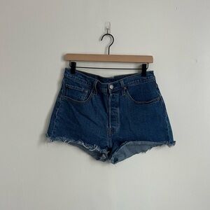 Levi’s 501 High Rise Buttonfly Jean Shorts